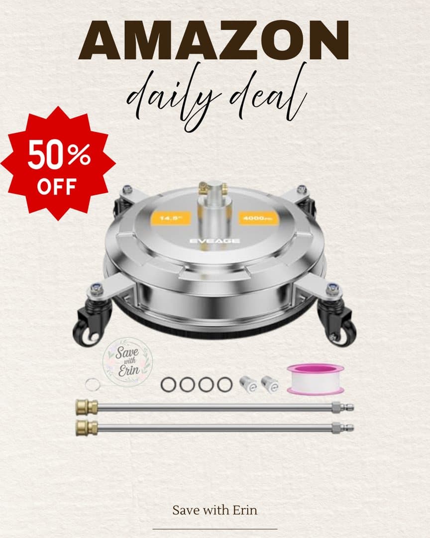 Daily deal card for a streak free surface cleaner