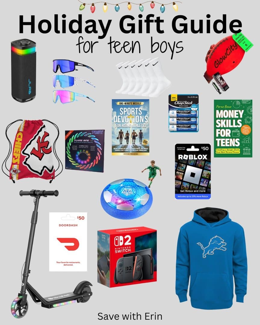 Holiday gift guide for teen boys