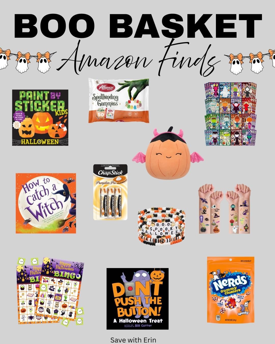 Save with Erin Boo Basket Ideas collage
